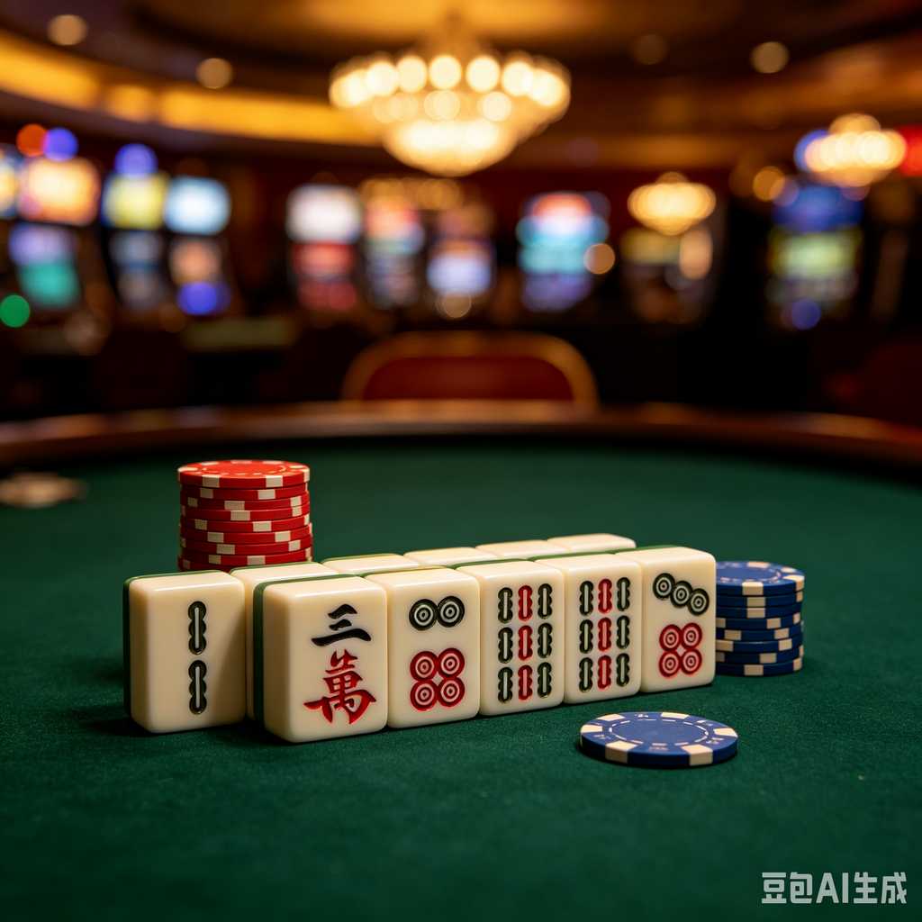 classic oriental board game mahjong