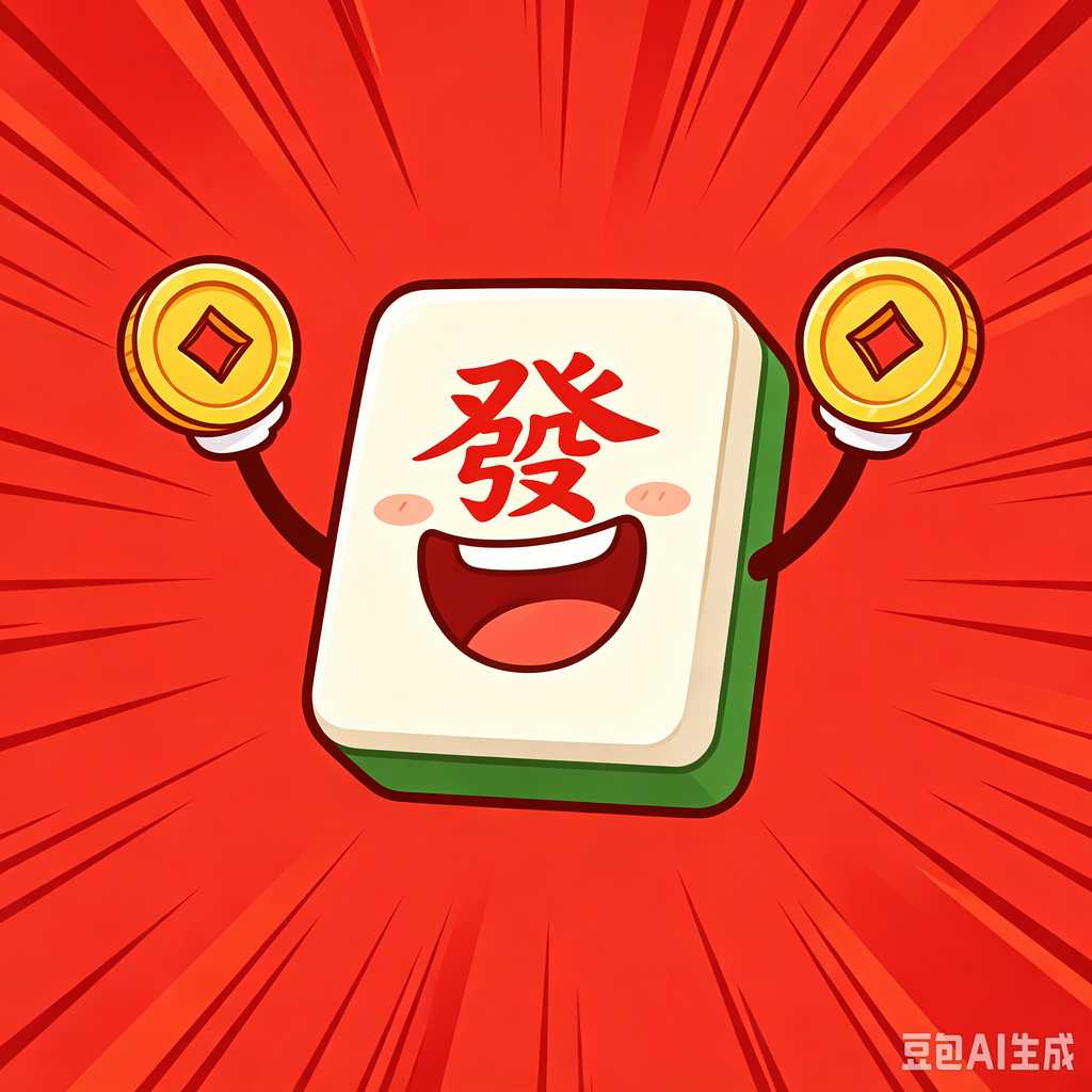 mahjong set with dice and chips